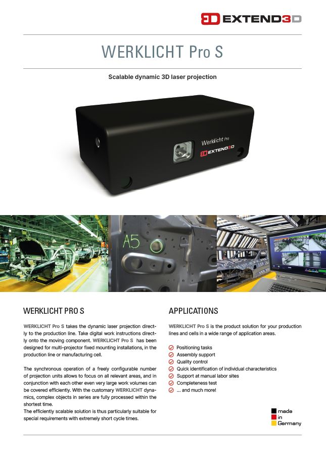 Bild Datasheet WERKLICHT Pro S